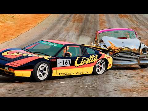 Realistic Car Crashes Road Rage 52🔥 [BeamNG Drive Nation]