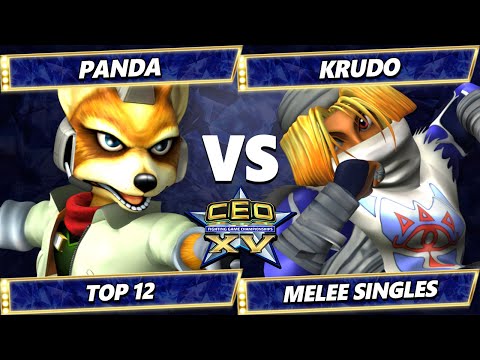 CEO 2025 - Krudo (Sheik) Vs. Panda (Fox) Smash Melee - SSBM