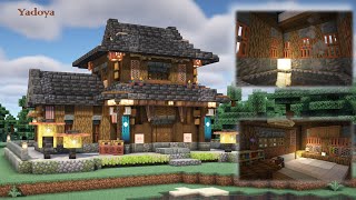 [マイクラ]温泉宿の作り方[Minecraft][tutorial][Hot Spring]