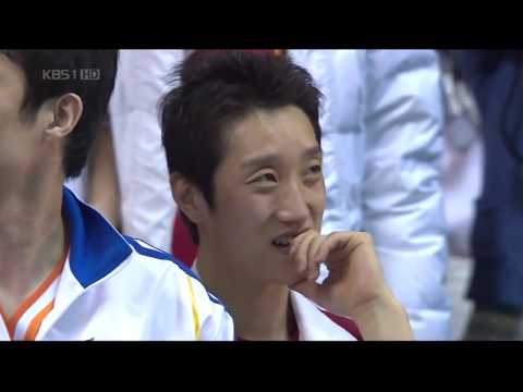 080301 SNSD (태티서) "KISSING YOU - GIRLS' GENERATION" performance Korean Basketball League 2008