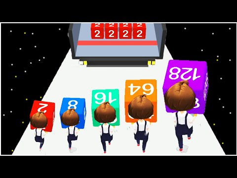 Merge Loader 2048 Game - Gameplay Walkthrough - (Reach 1024)