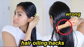 HAIR OILING MISTAKES THAT WILL RUIN YOUR HAIR! | How to properly oil hair for hair growth