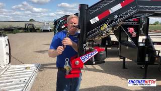 Shocker Quick Air 5th wheel to gooseneck conversion (Shift Lock) — product video
