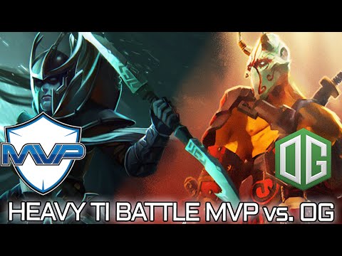 HEAVY BATTLE MVP vs. OG Game 1 TI6 MAIN EVENT Dota 2