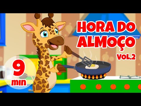 Hora do Almoço Vol.2 - Giramille 9 min | Desenho Animado Musical