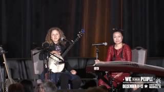 Abigail Washburn and Wu Fei at the National Immigrant Integration Conference