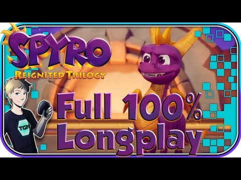 Spyro Reignited Trilogy - Ripto's Rage Full Game 100% Walkthrough Longplay - All Orbs, Skill Points