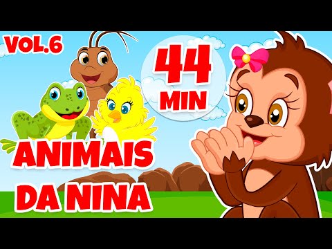 Animais da Nina Vol. 6 - Giramille 44 min | Desenho Animado Musical