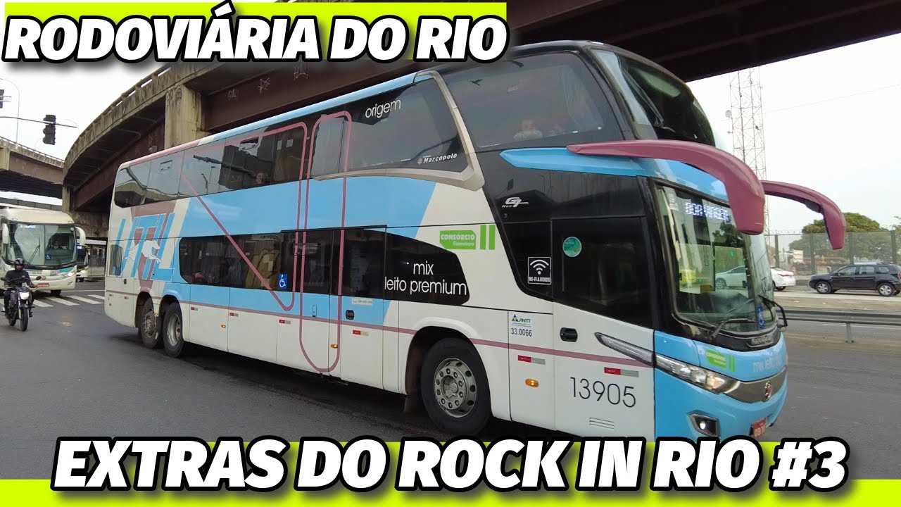 MOVIMENTO INTENSO na RODOVIÁRIA DO RIO - EXTRAS DO ROCK IN RIO | PARTE 3