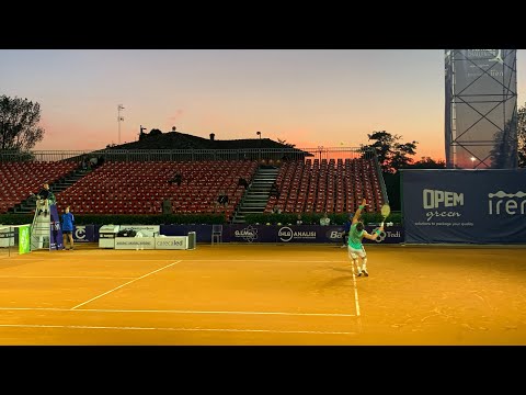 ATP Challenger Tour Parma 2022 - Courtside Level View - Andrea Pellegrino vs Jozef Kovalik