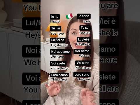 Learn Italian verbs essere and avere #italy #italianlanguageschool #languagelearning #learnitalian