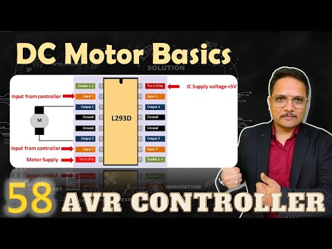 DC Motor Basics ATmega32 AVRMicrocontroller AVRInterfacing