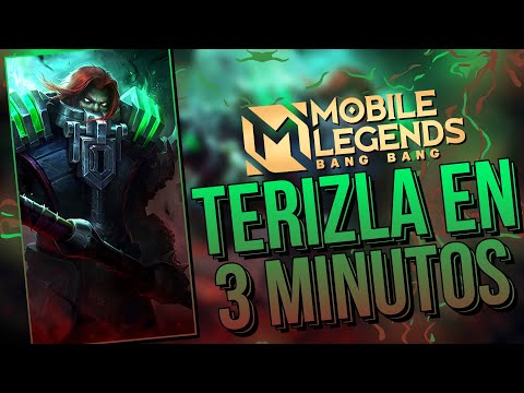 TERIZLA EN 3 MINUTOS 💚Como usar a Terizla , Terizla Guía, Build 🔋- MOBILE LEGENDS ESPAÑOL