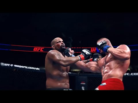 UFC 4 - Daniel Cormier vs. Brock Lesnar - Epic Fight - Crazy UFC 👊🤪