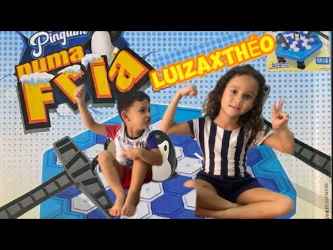 DESAFIO PINGUIM NUMA FRIA(LuizaxThéo) #artbrinkpuradiversao #youtube #viral #brincadeiras