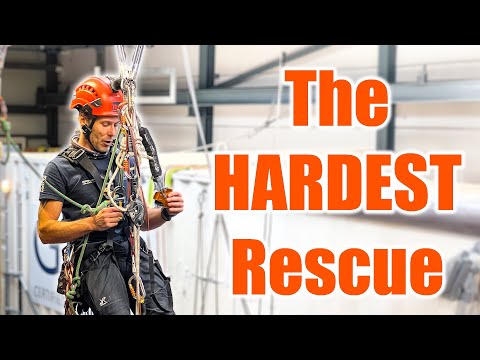 Breaking into a tight line NO EXTRA GEAR - Is this hardest Level 3 rope rescue?