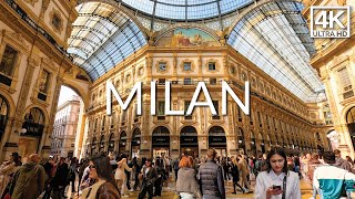 Milan, City Centre (In-Video Highlights) 🇮🇹 Italy [4K HDR] Walking Tour