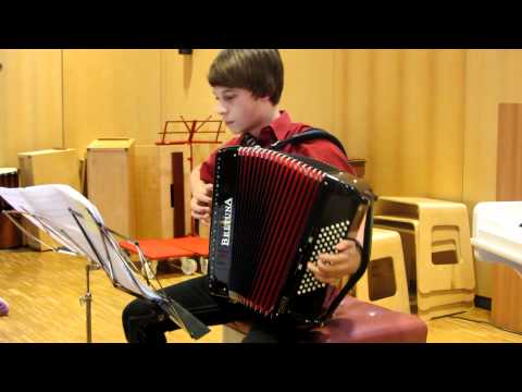 Stefan Bauer - Deutscher Jugend-Meister im Akkordeon spielen - 2. Video