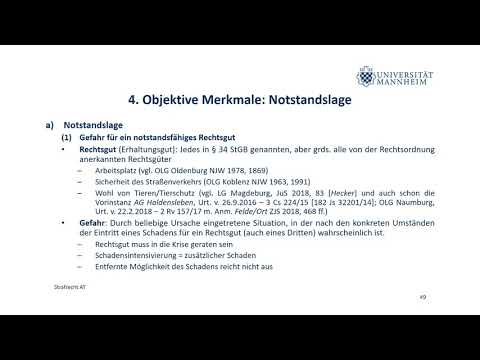 Strafrecht AT Teil 8 (Notstand, § 34 StGB)