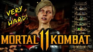 MK11 *CASSIE CAGE* VERY HARD KLASSIC TOWER GAMEPLAY!! (NO MATCHES LOST)