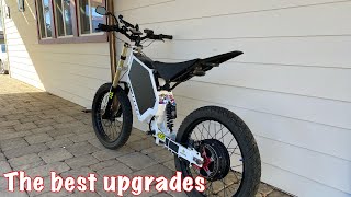 Every upgrade on my enduro ebike from least expensive to most expensive.