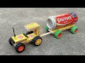 How To Make Matchbox Tractor Trolley At Home Diy Mini Tractor Trolley Science Project
