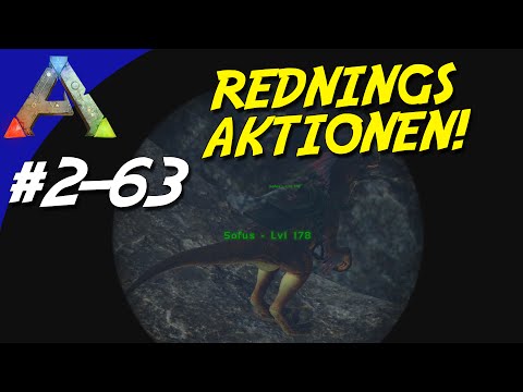 ARK Survival Evolved Dansk Sæson 2 -  Ep 63 - REDNINGSAKTIONEN!