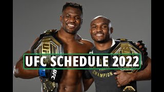 UFC schedule 2022: Upcoming fights including Ngannou vs Gane, Adesanya vs Whittaker 2 and Conor...