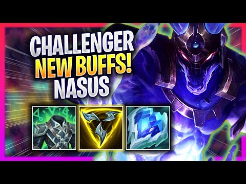 KOREAN CHALLENGER TRIES NASUS WITH NEW BUFFS! - Korean Challenger Nasus TOP vs Jax! | Season 2024