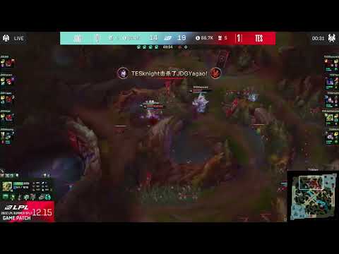 Jackeylove Goes in 1v3 and shreds JDG (TES vs JDG)