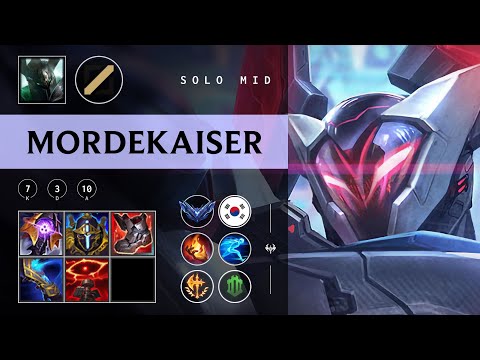 Mordekaiser Mid vs Yasuo - KR Diamond Patch 25.24