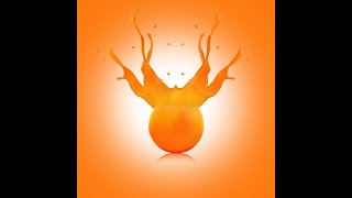 Photoshop Tutorial | Orange Ink Splashes Effect | Creative Photo Manipulation