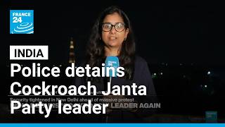Download lagu India detains top 'cockroach' leader as hundreds protest in capital • FRANCE 24 English mp3