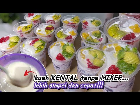 Es Teler Sultan Creamy dan Segar Tanpa Mixer Ide Jualan Favorit
