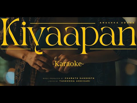Anushka Udana - Kiyaapan (කියාපන්) | Karaoke with Lyrics