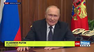 Putin vyhlásil částečnou mobilizaci. Západ chce Rusko zničit, burcoval