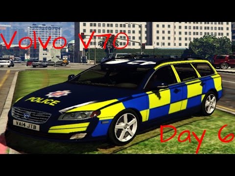 GTA V - LSPDFR 0.3 Day 6 British Night Patrol - MET Volvo V70 14 Reg