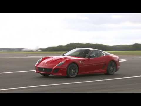 Top Gear  -  The Ferrari 599 GTO goes around the track.