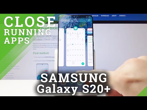How to Check Background Apps in Samsung Galaxy S20+ | Active Apps