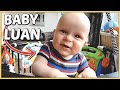 NOG NOOiT EERDER VERTOONDE BEELDEN VAN BABY LUAN 4-9 MND OUD ? | Bellinga Vlog #2242