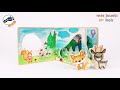 Livre d'éveil en bois pour bébé - Mes amis de la forêt