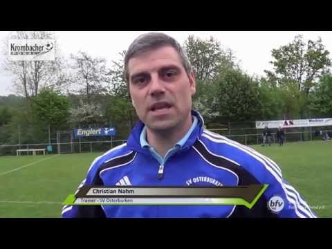 Krombacher Pokal Fußballkreis Buchen: SV Osterburken - FC Donebach - Trainer SV Osterburken