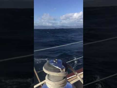 Island Packet 485 Hove To