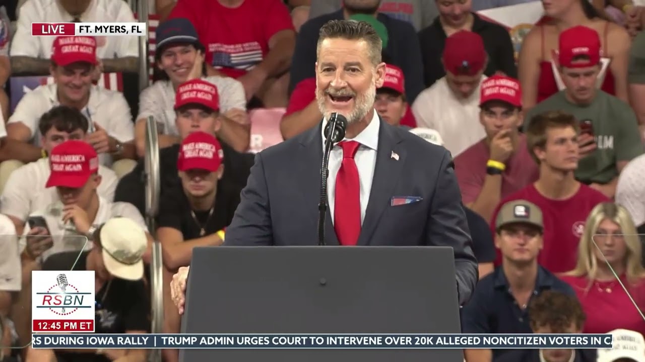 Rep. Greg Steube Full Speech at Fort Myers Trump Rally - 10/23/2026