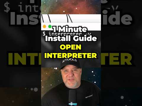 1 Minute Guide to Installing Open Interpreter - Instructions in comments