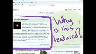 How does Wikipedia decide what to feature on its main page?
