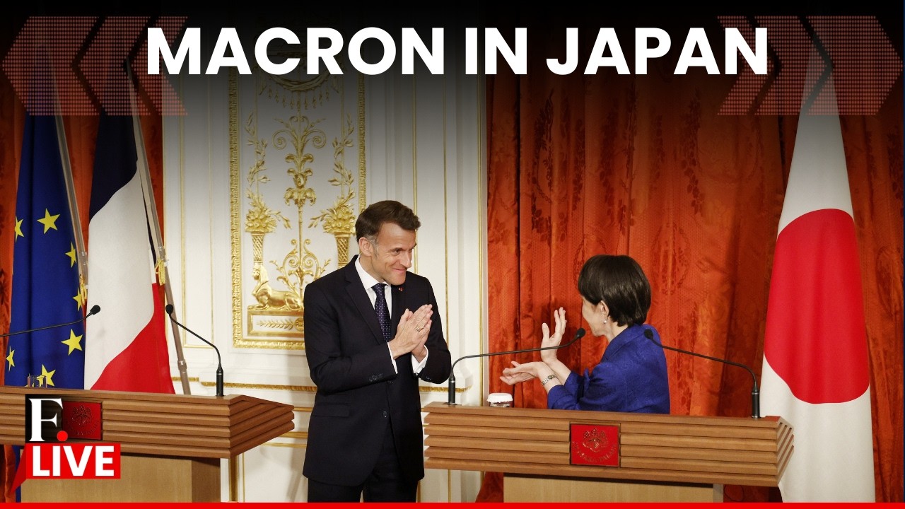 LIVE: French President Emmanuel Macron, Japan PM Sanae Takaichi Visit Astroscale Facility in Tokyo