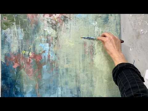 Best Tools! Effective Abstract Techniques - Foil - Vintage Flowers - Layering