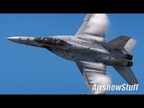 US Navy F-18 Super Hornet Demo - Cleveland National Air Show 2025
