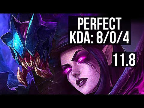 REK'SAI vs MORGANA (JUNGLE) | 8/0/4, 2.8M mastery, 1000+ games, Legendary | EUW Diamond | v11.8